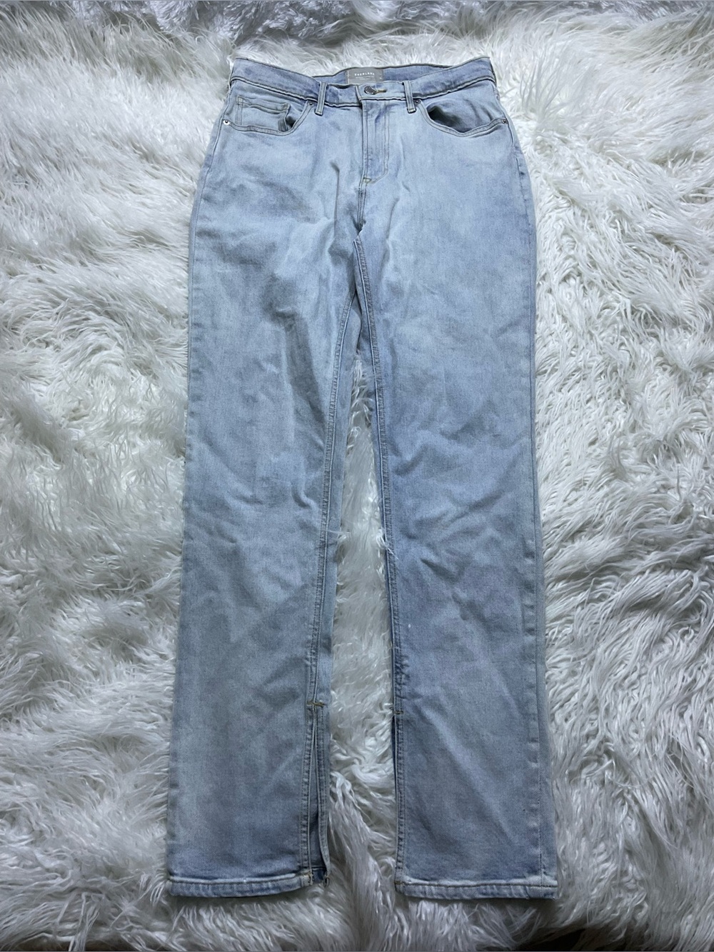 Everlane The Cheeky Split Hem Organic Cotton Jeans